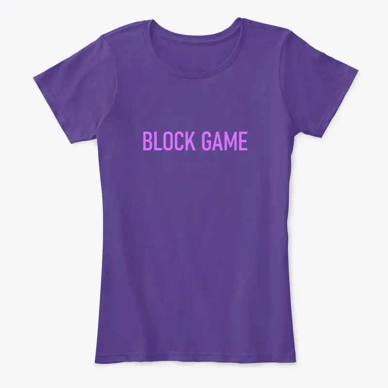 Block Game - Light Purple Text