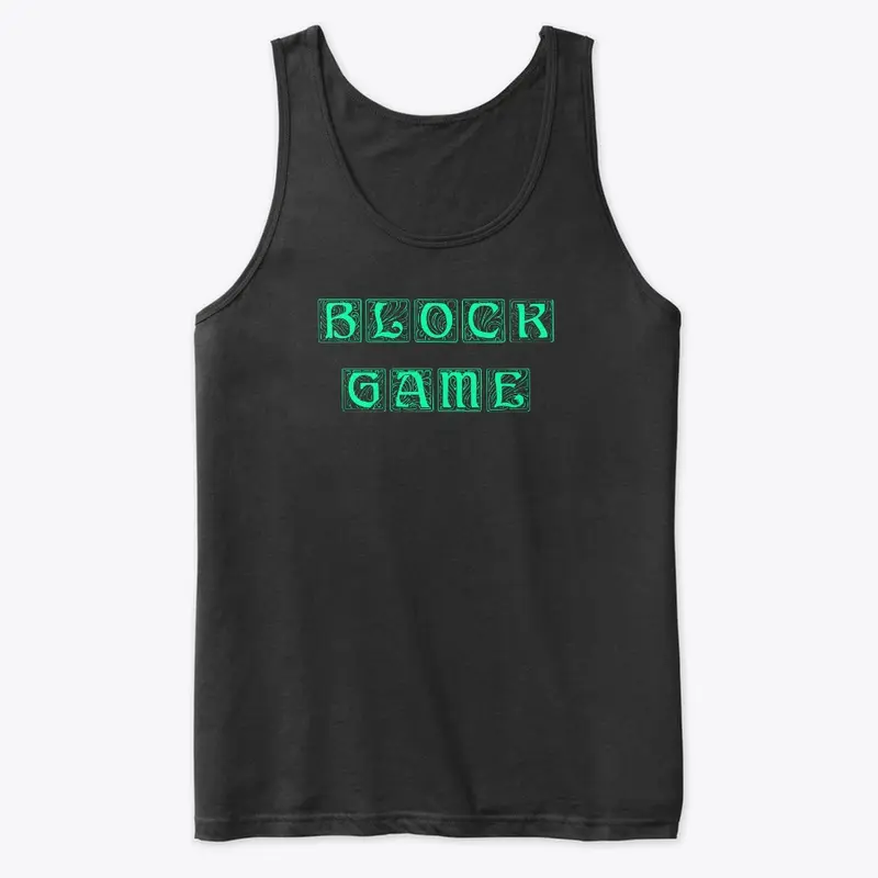 Block Game - Green Medieval Text